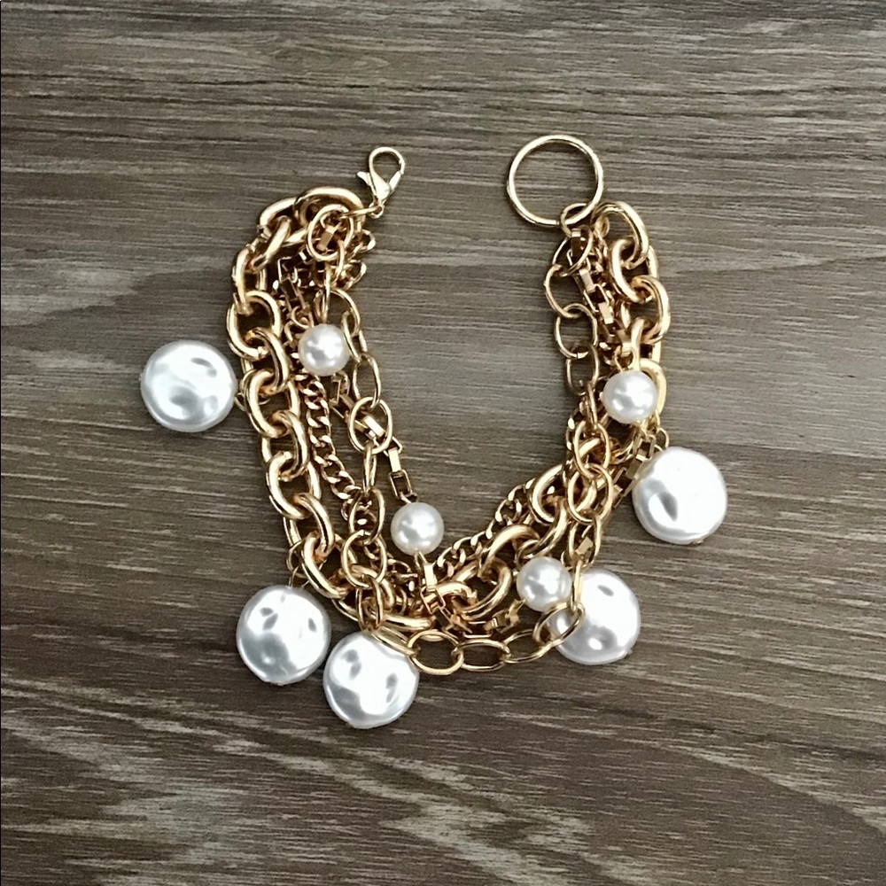 Nicole Miller gold tone bracelet